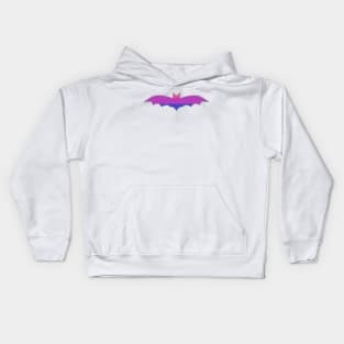 Bisexual/Biromantic Pride Flag: Halloween Bat Kids Hoodie